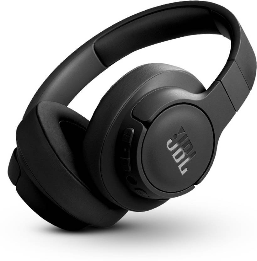 JBL Tune 770NC Active Noise Cancelling, 70Hr Playtime, Fast Pair & Multi Connect Bluetooth Gaming (Black, On the Ear)